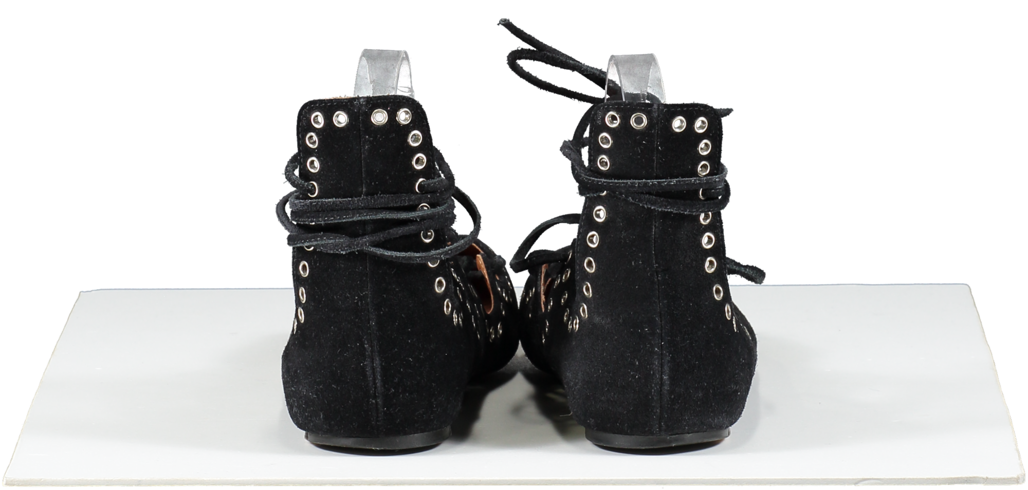 Isabel Marant Black Flat Lace Up Gladiator Sandals UK 6 EU 39 👠