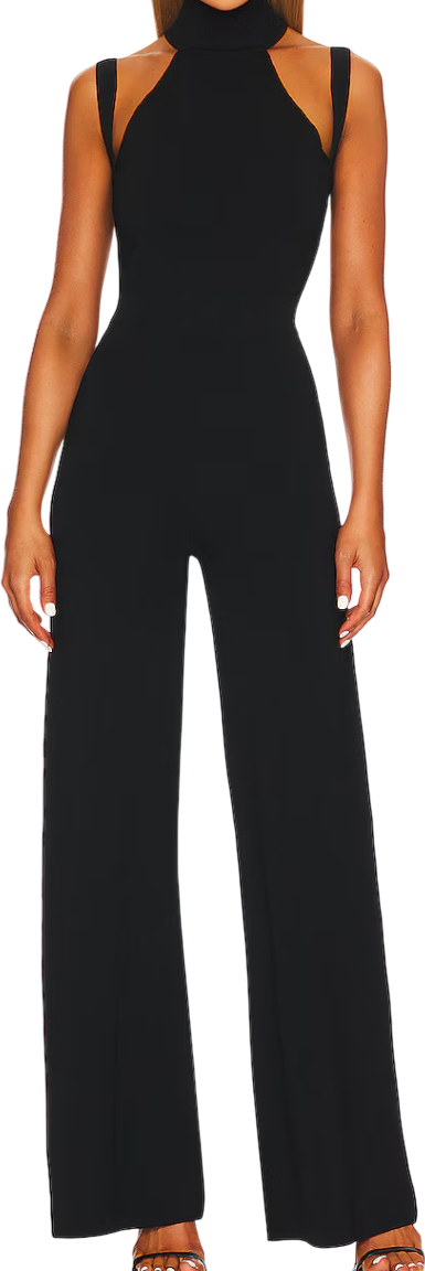 Gauge81 Black Lugo Halterneck Jumpsuit UK M