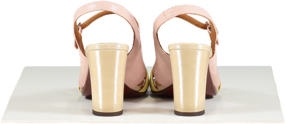 CHIE MIHARA Multicoloured Badena Colour Block Sling Back Court Shoes, Mint/lavender/lemon BNIB UK 5.5 EU 38.5 👠