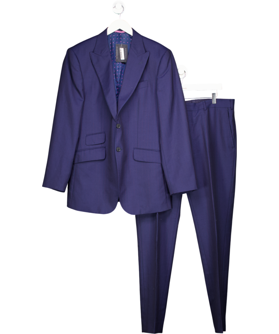 Charles Tywhitt Blue Cotton Stretch Jacket And Ultimate Chinos UK 40" CHEST