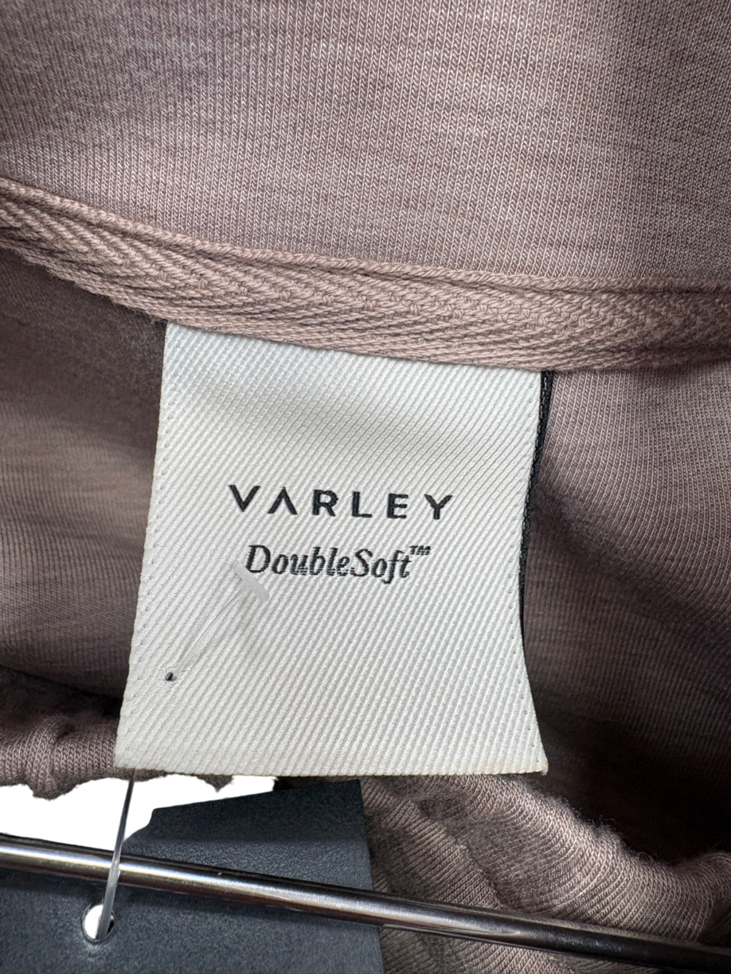 Varley Beige Doublsoft  2-piece Hawley Half Zip Sweater And Joggers set UK S