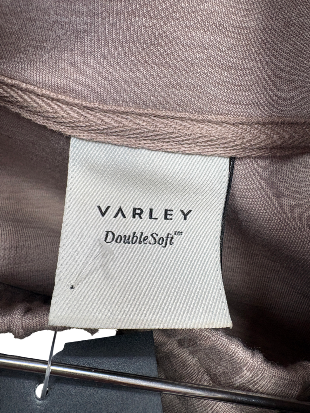 Varley Beige Doublsoft  2-piece Hawley Half Zip Sweater And Joggers set UK S