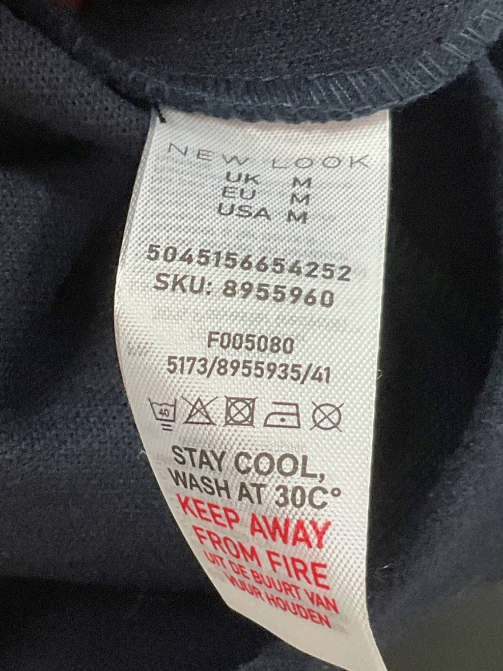 New Look Blue Button-Up Jacket UK M