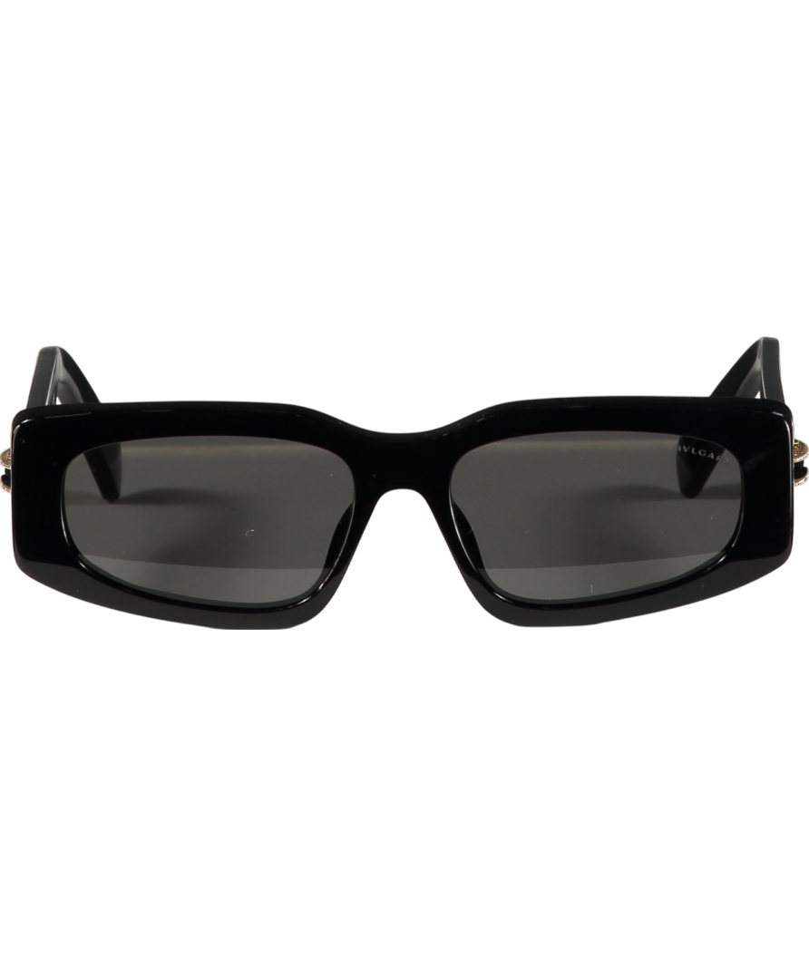 BVLGARI B.zero1 Bv40014i 01a Black Square Sunglasses In Case