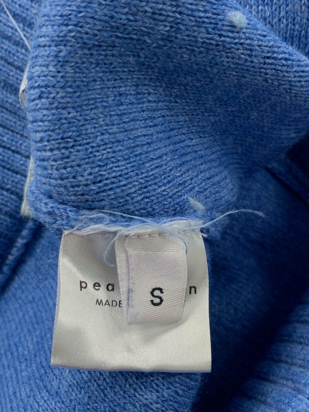 Peachy Den Blue Knit Shorts UK S