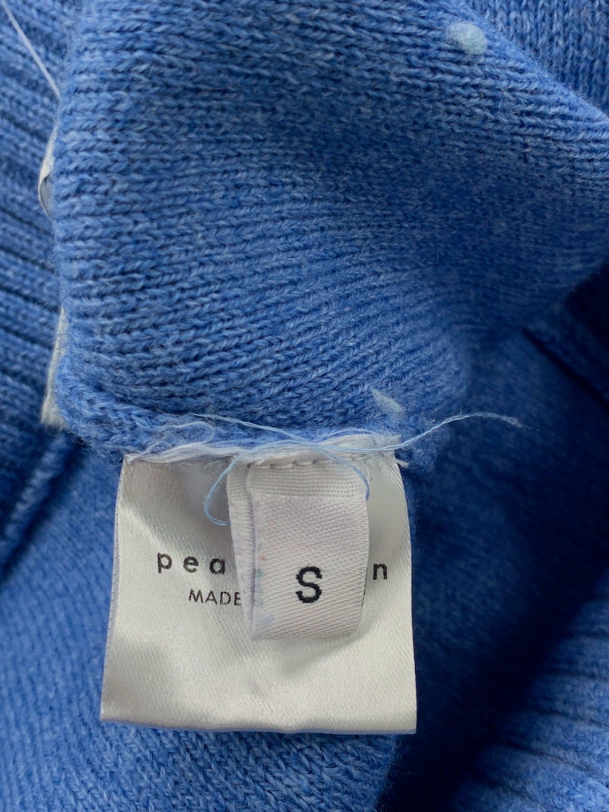 Peachy Den Blue Knit Shorts UK S