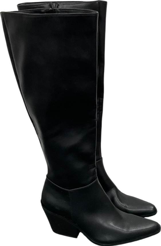 Pull&Bear Black Knee High Boots UK 6 EU 39 👠