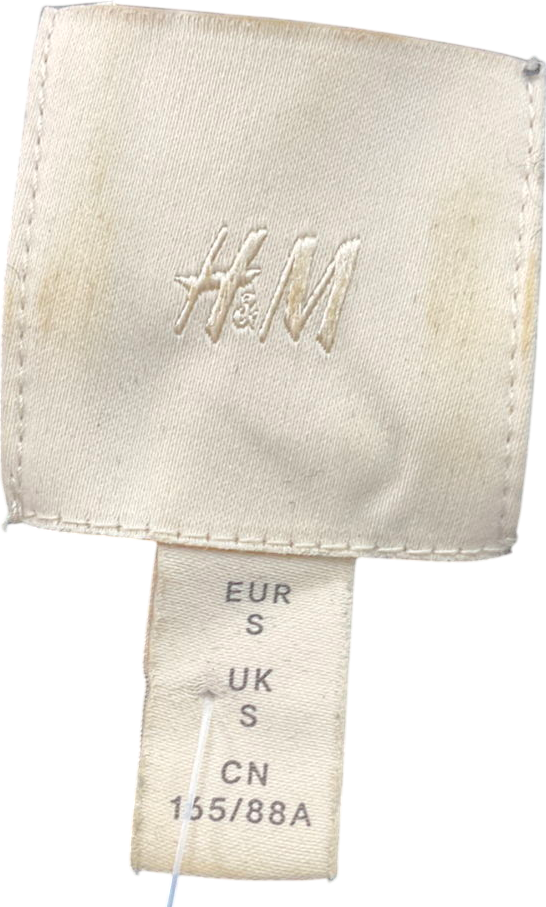 H&M Black Fine-knit V-neck Jumper UK S