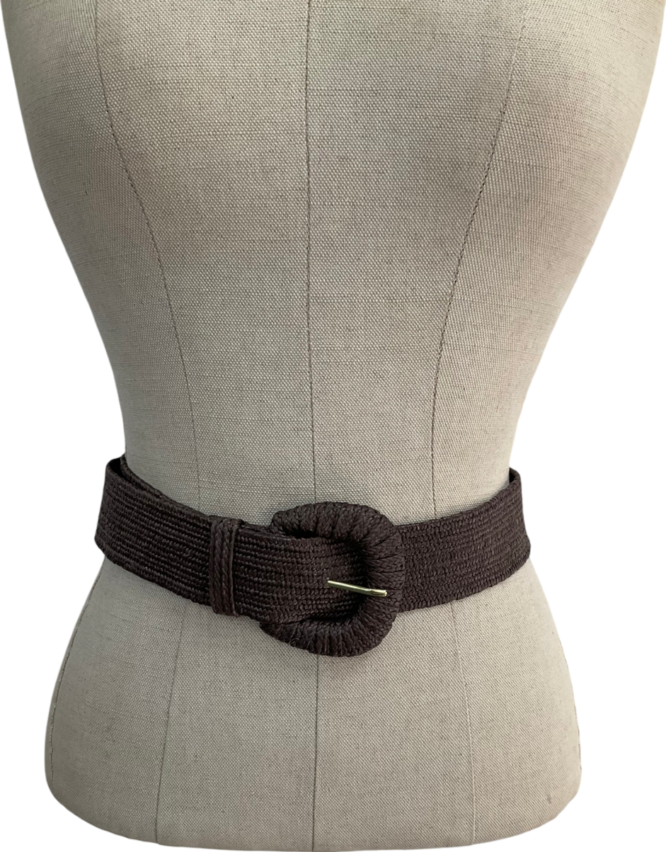 JMcLaughlin Brown Merriweather Woven Belt UK S