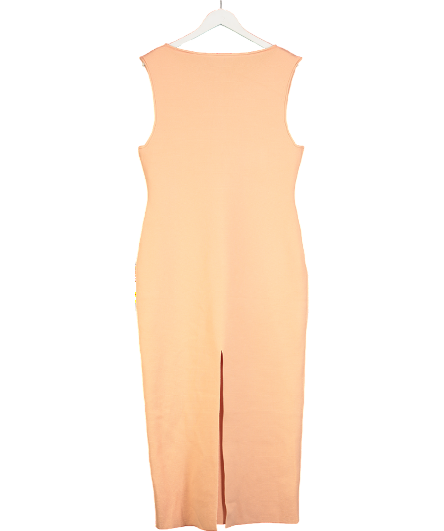House of CB Orange Sleeveless Knitted Dress UK XL