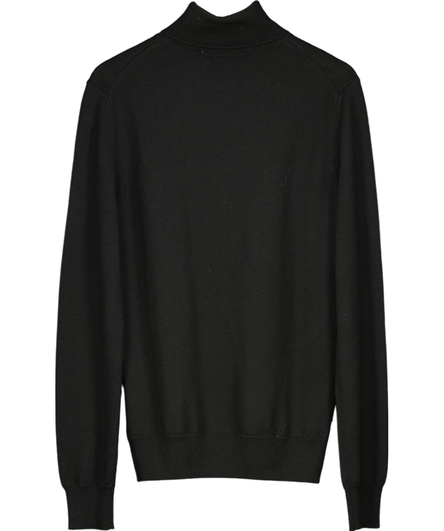 Black Roll Neck Jumper UK M