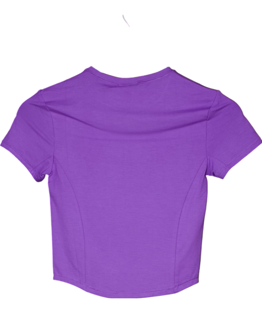 Oner Active Purple Mellow Soft Mid Short Sleeve T-shirt UK S
