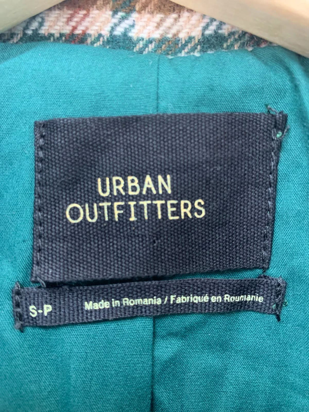 Urban Outfitters Multi Coloured Plaid Jacket S