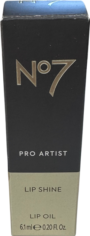 No7 Pro Artist Lip Shine Oil Peach Glaze 6.1ml