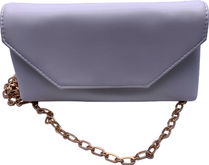 New Look White Ellie PU Clutch One Size