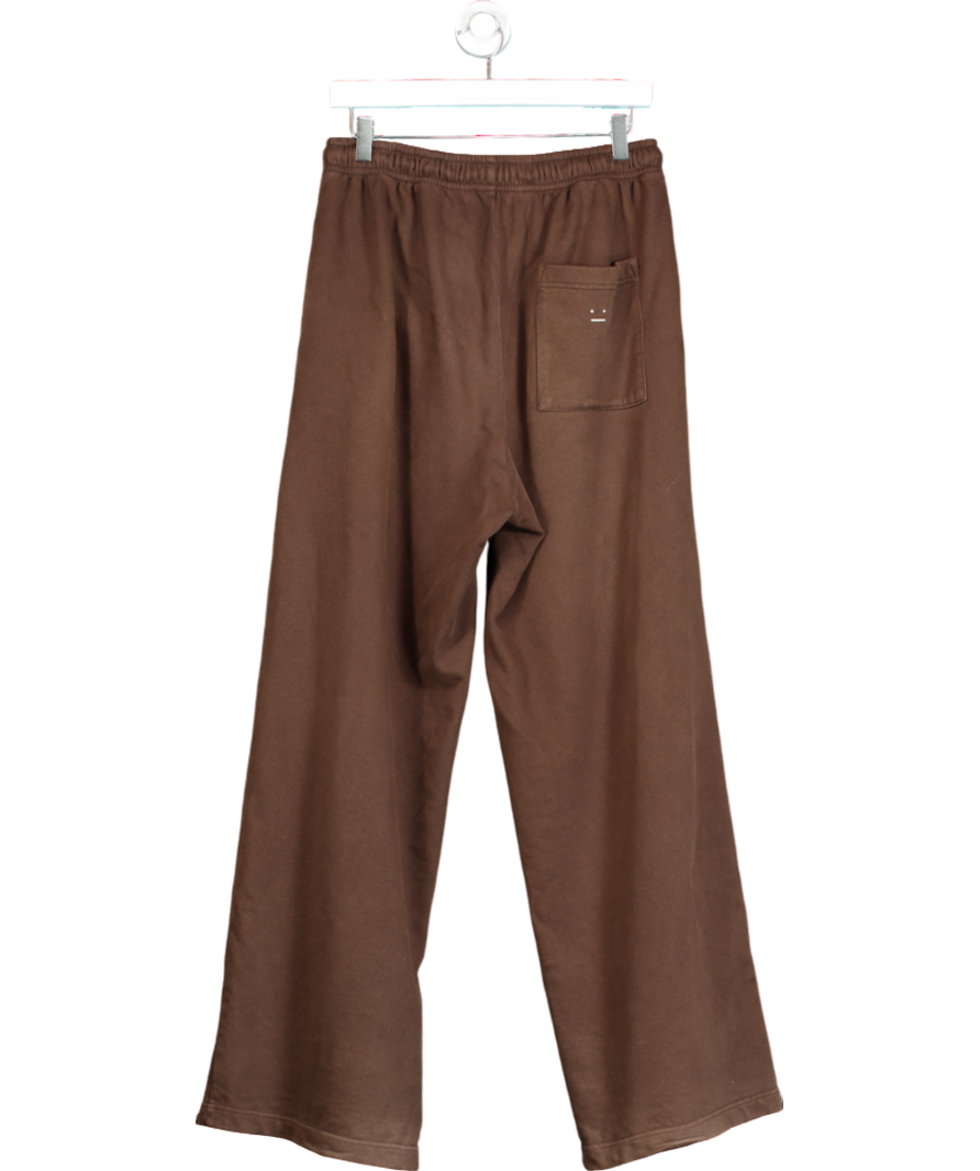 Acne Studios Brown Face Patch Track Pants UK XS