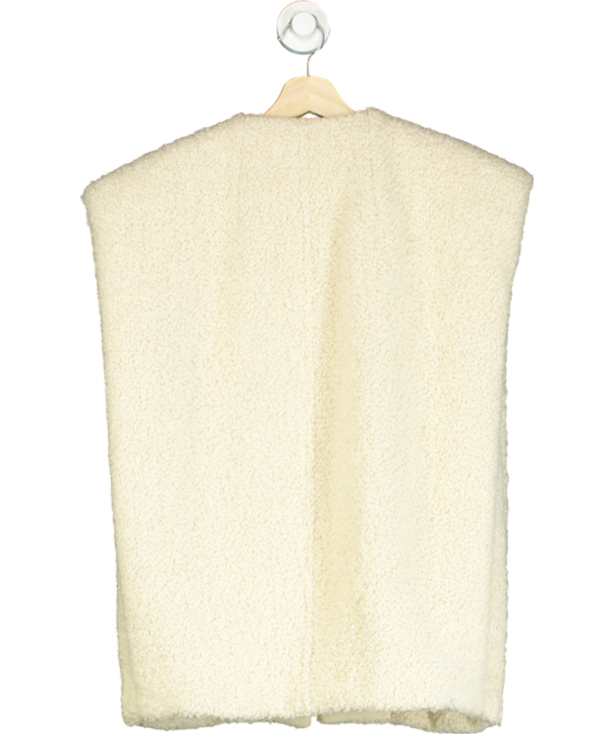 Isabel Marant Cream Faux Sherling Gilet UK 8