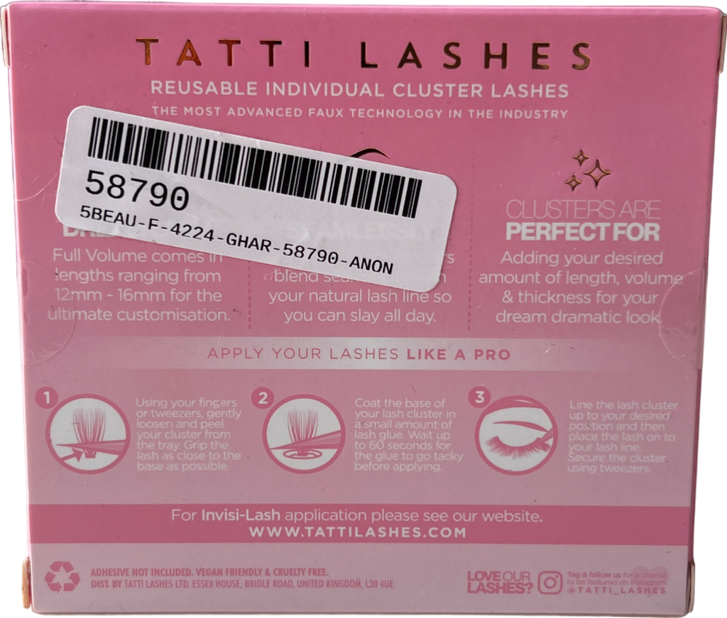 Tatti Lashes Mega Volume Lashes 4224GHAR58790ANON