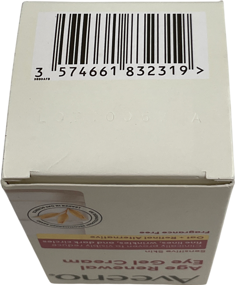 Aveeno Age Renewal Eye Gel Cream 15ml