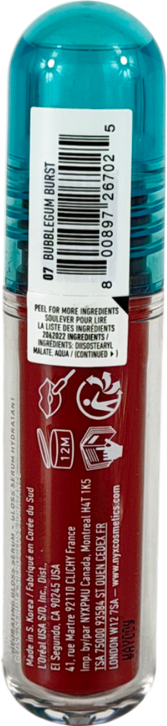 NYX Lip Iv Hydrating Gloss Stain 7 Bubblegum Burst 5ml
