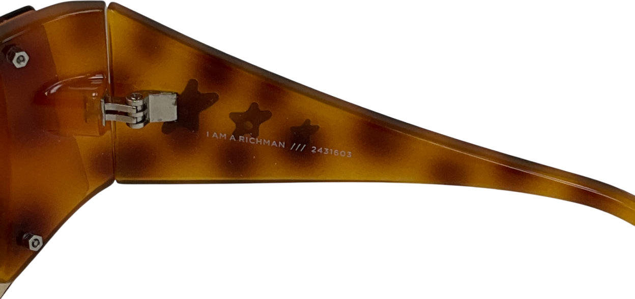 Le Specs Brown I Am A Rich Man Vintage Tortoise shell Sunglasses