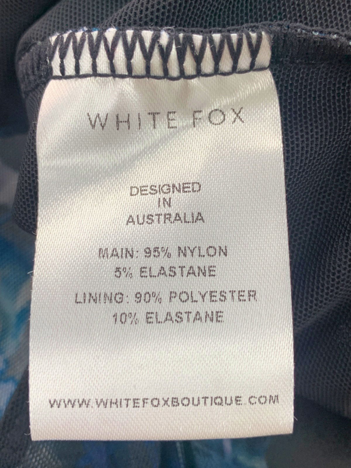 White Fox Lapis Take It To The Floor Bustier UK S