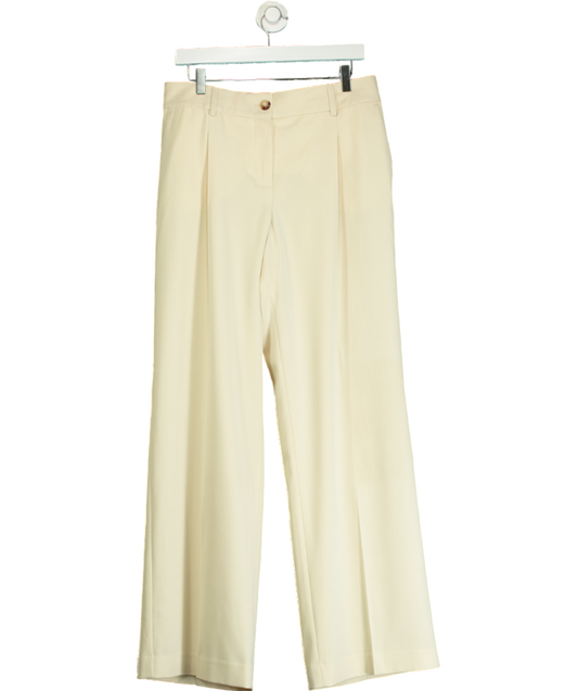 Sezane Cream Giacomo Trousers UK 12