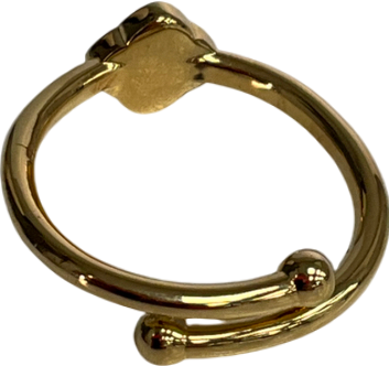 Abbott Lyon Metallic Mini Pearl Clover Ring One Size