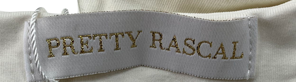 pretty rascal White Kendra Pants UK S