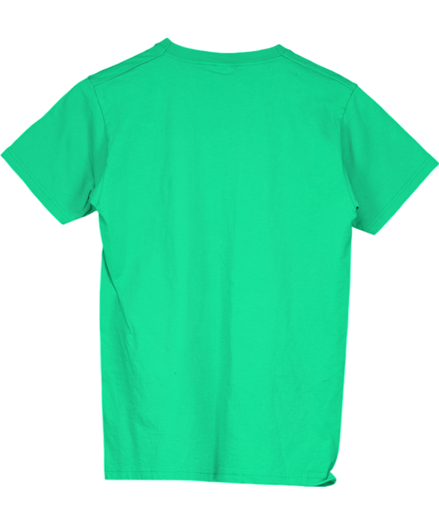 Fruit of the Loom Green Cotton T Shirt UK S
