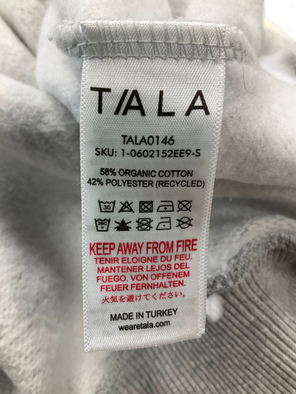 T/ALA Grey Logo Hoodie UK S