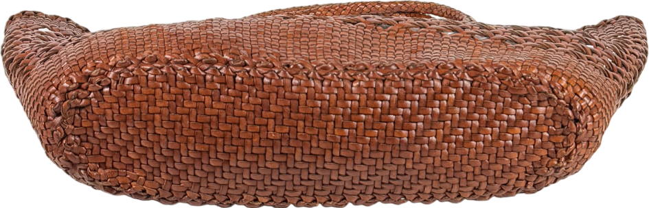 RIXO Brown X Dragon Diffusion Lucine Leather Bag