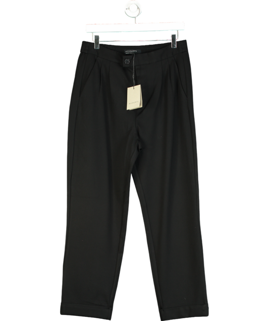 All Saints Black Helm Slim Fit Lightweight Trousers W32