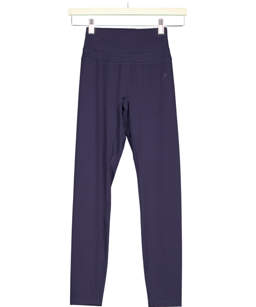 gymshark Blue Bum Scrunch Leggings UK XS