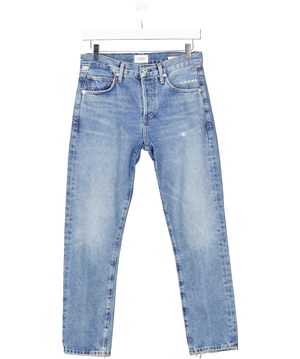 Citizens of Humanity Mid Blue Emerson Slim-fit Cropped Boyfriend Jeans W23