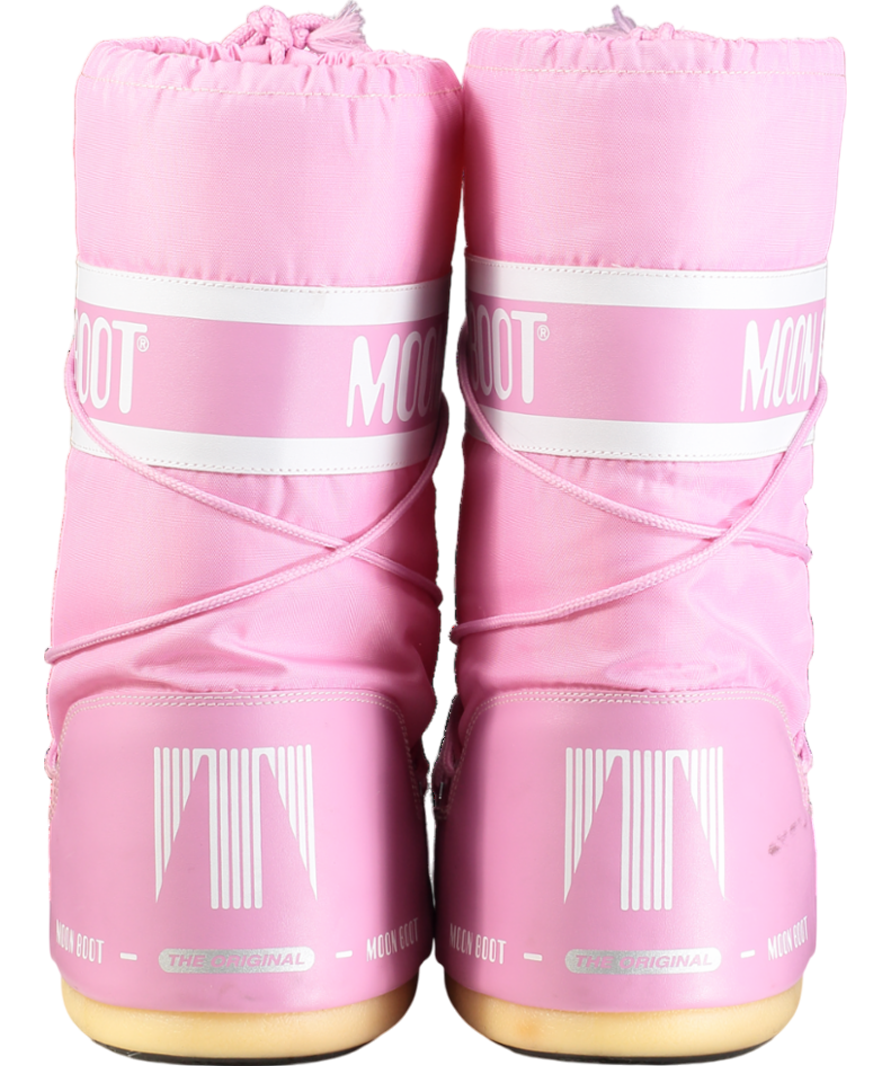 Moon Boot Pink Nylon Moon Boots UK 6.5 EU 39.5 👠