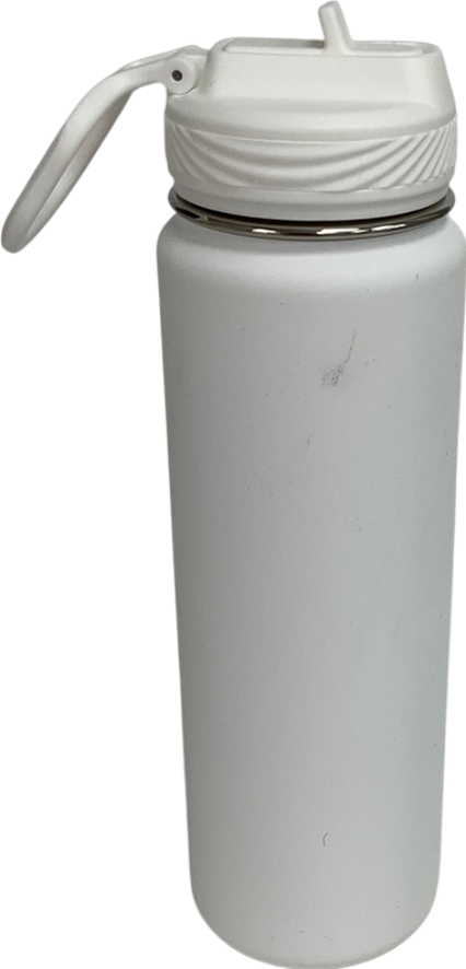 Lululemon White Back To Life Sport Bottle 24oz Straw Lid One Size