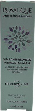Rosalique 3 In 1 Anti-redness Miracle Formula Spf50 30ml