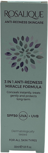Rosalique 3 In 1 Anti-redness Miracle Formula Spf50 30ml