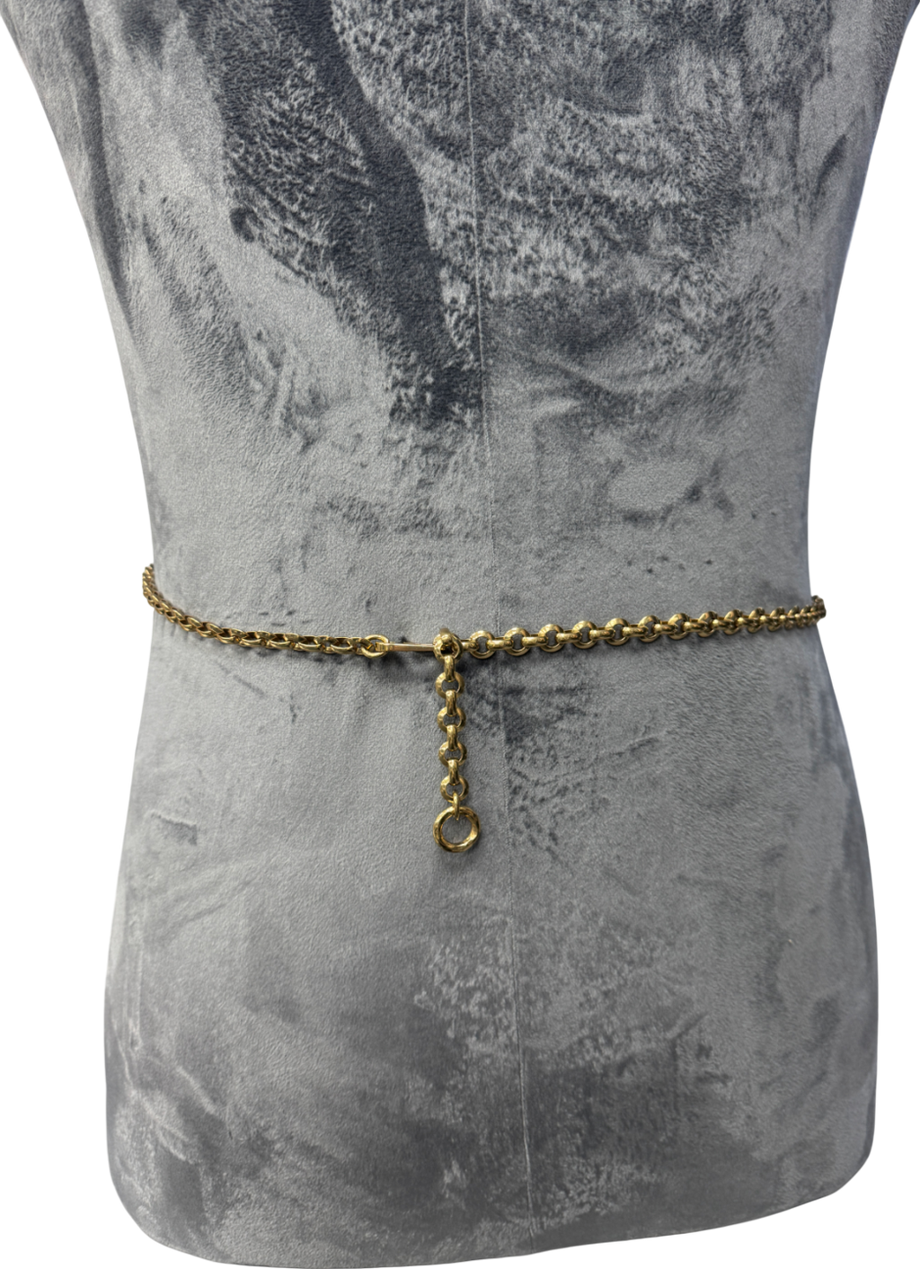 CHLOE Gold Iconic Logo Chain Belt One Size