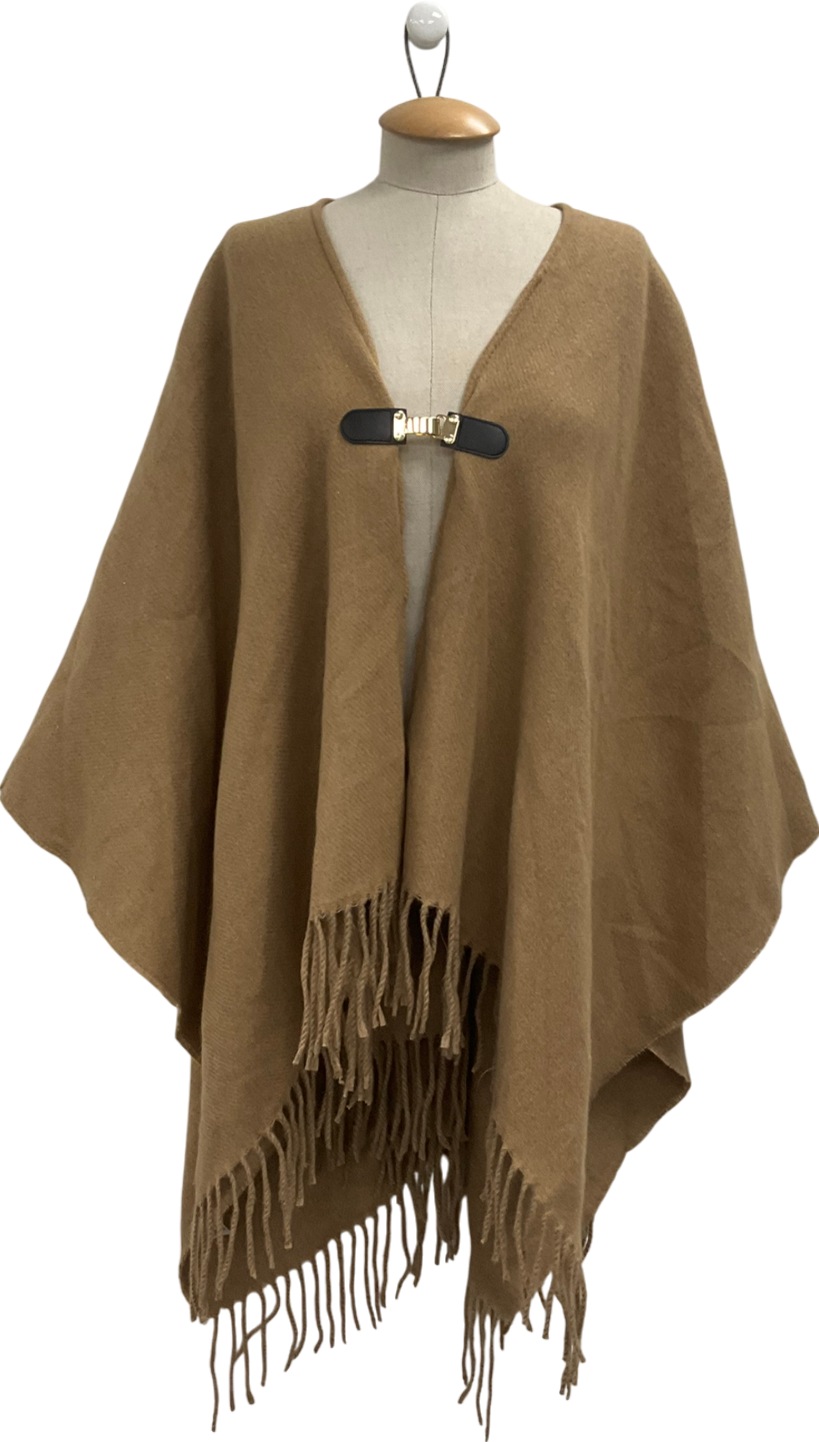 Primark Beige Fringe Trim Shawl One Size