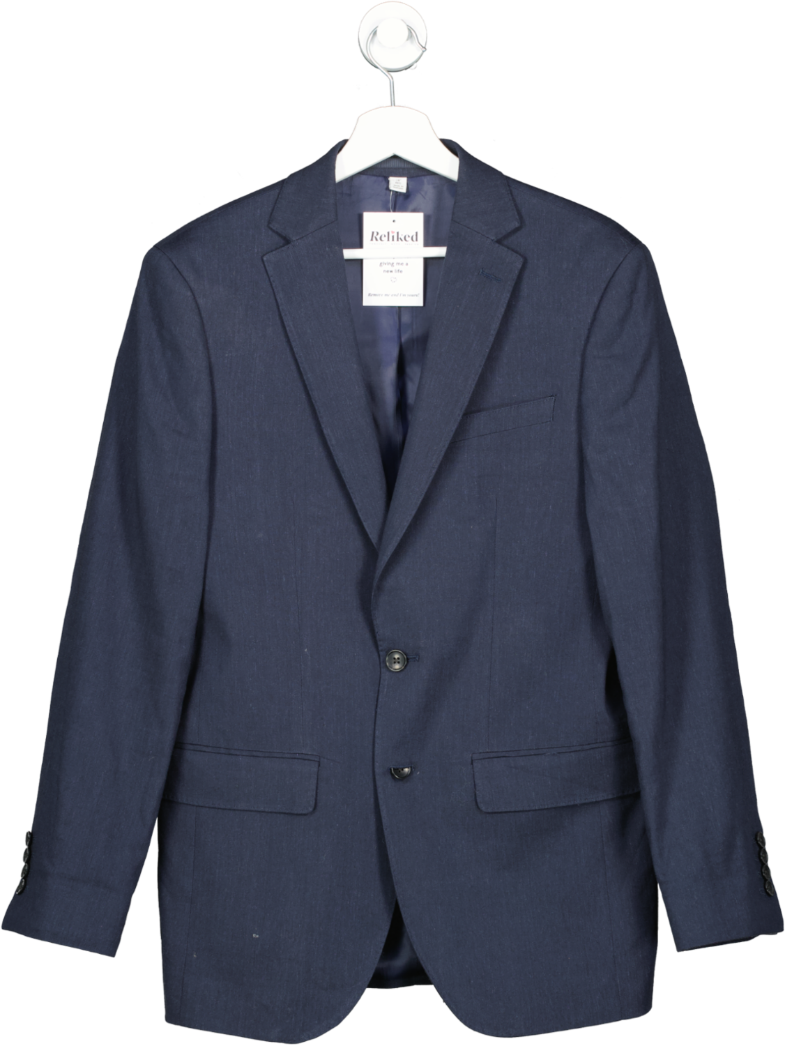 M&S Blue The Ultimate Tailored Fit Suit Jacket One Size