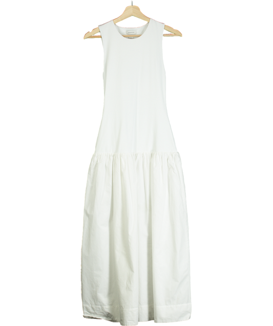 Babaton White Worldly Dress UK S