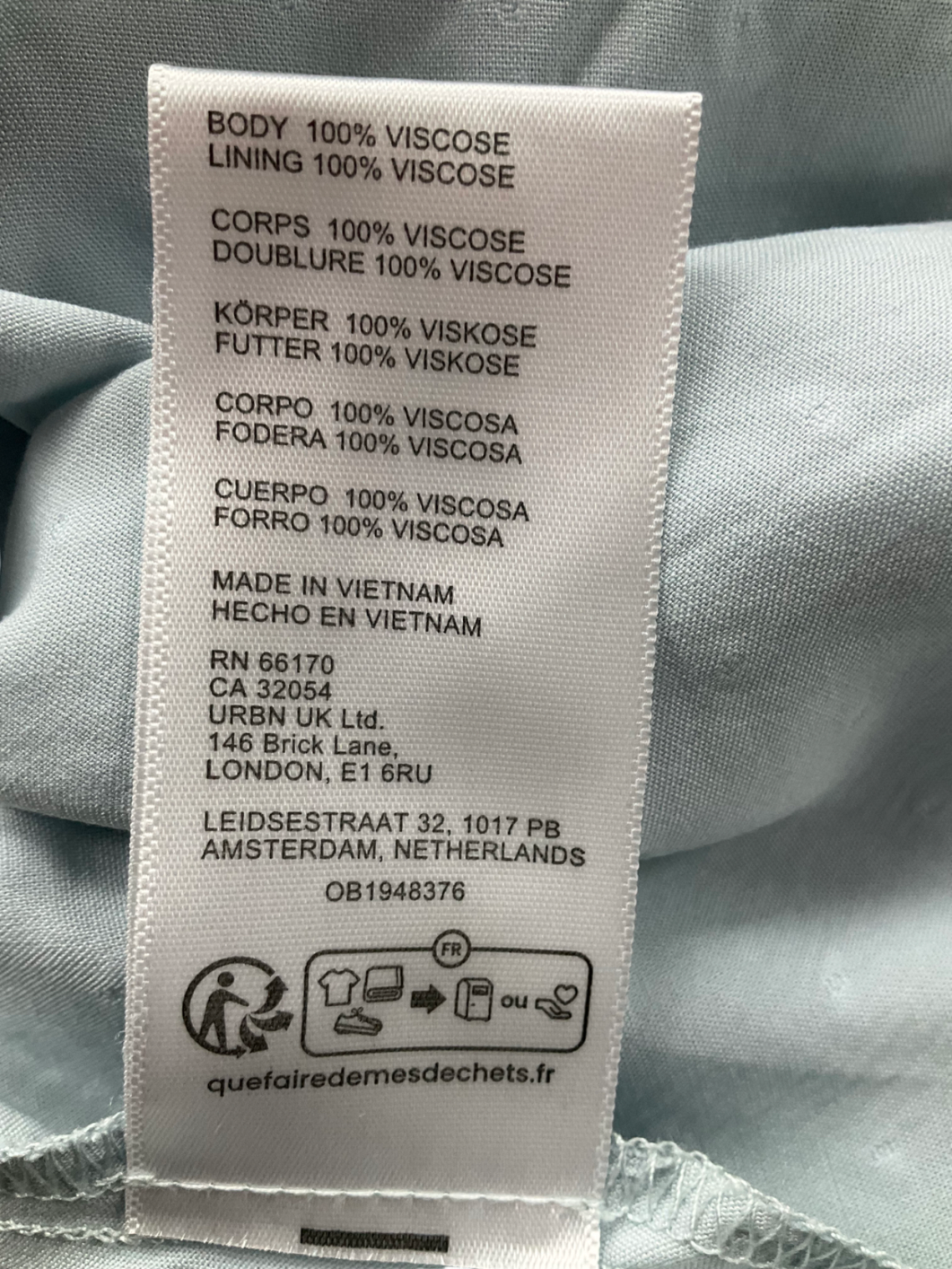 Free People Blue Smocked Playsuit UK XXS