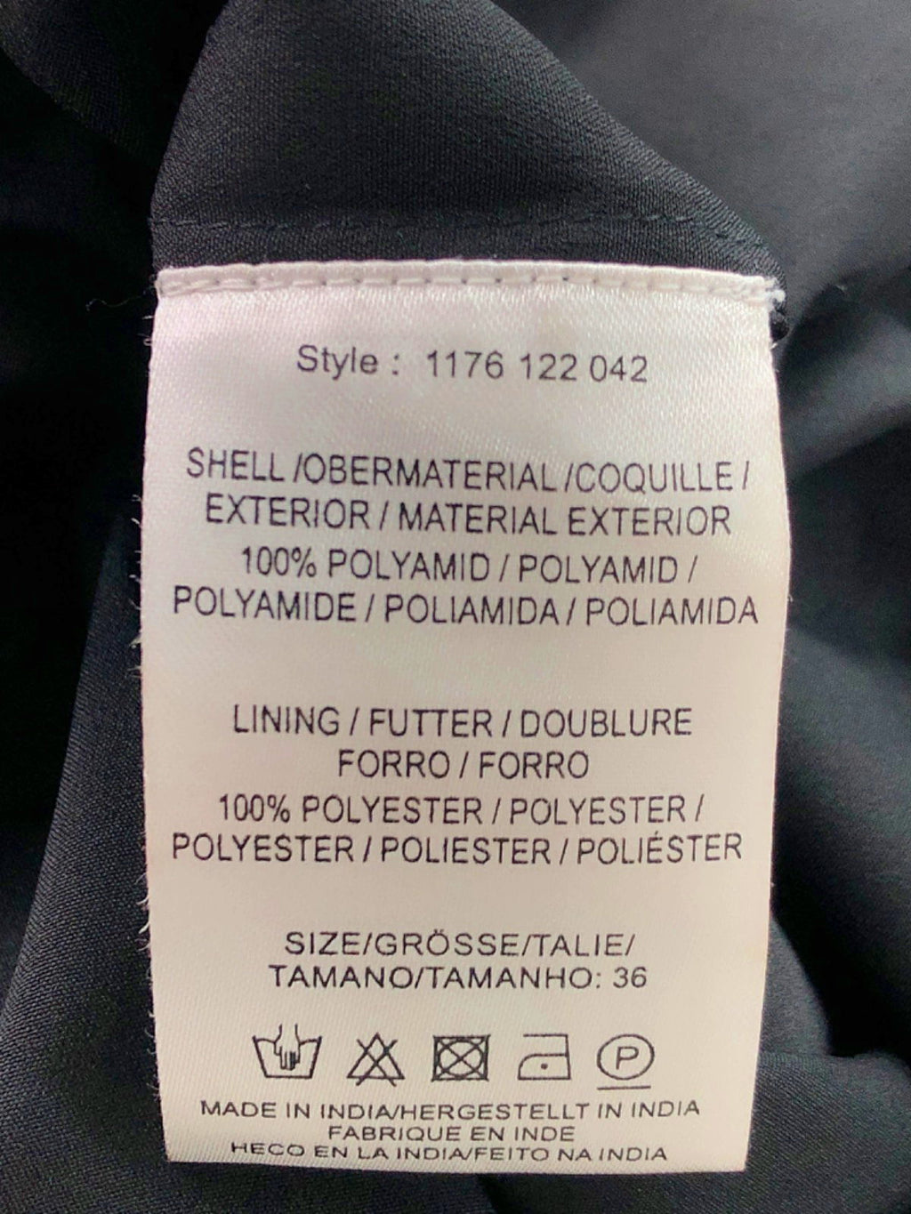 Day Black Embroidered Skirt UK S