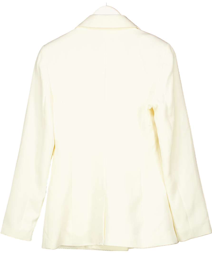 TU. Cream Tailored Relaxed Fit Blazer UK 12