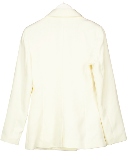 TU. Cream Tailored Relaxed Fit Blazer UK 12