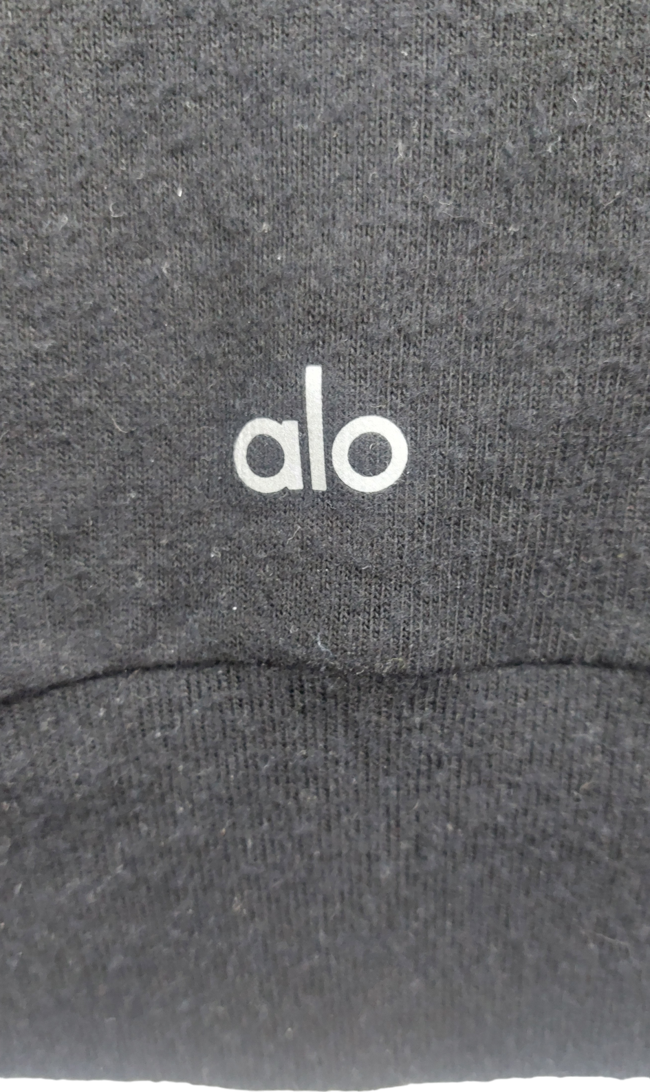 alo yoga Black Cropped Cardigan UK S