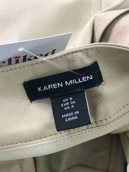 Karen Millen Beige Trousers UK 8