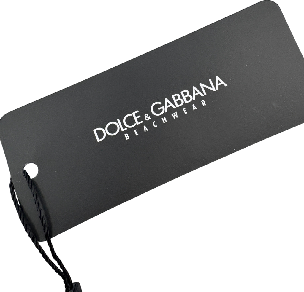 Dolce & Gabbana White Polka Dot Strapless One Piece Swimsuit UK S